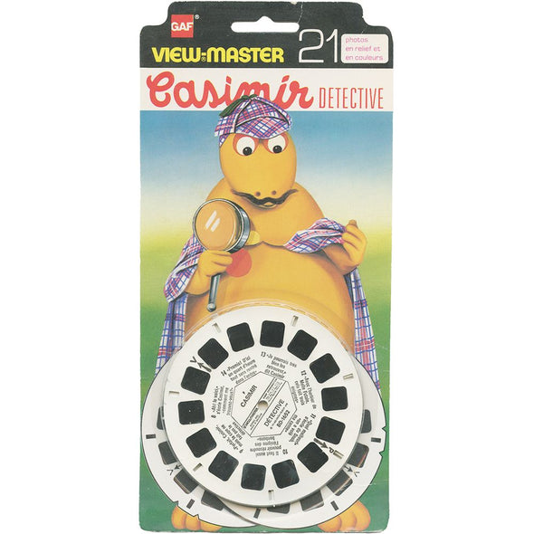 10 ANDREW - Casimir Detective - View-Master 3 Reel Set on Card - opened - BD165-123-F VBP 3dstereo 