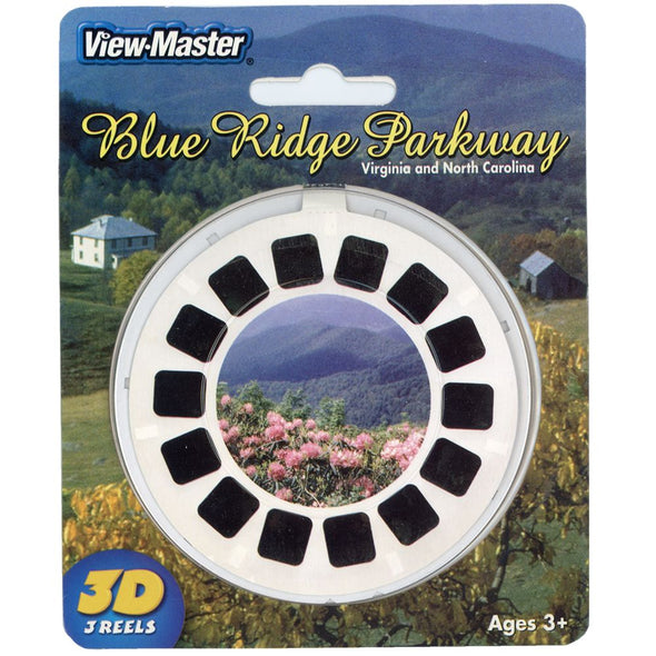 Blue Ridge Parkway - Virginia & NC - View-Master 3 Reel set on Card - VBP-3255 VBP 3Dstereo 
