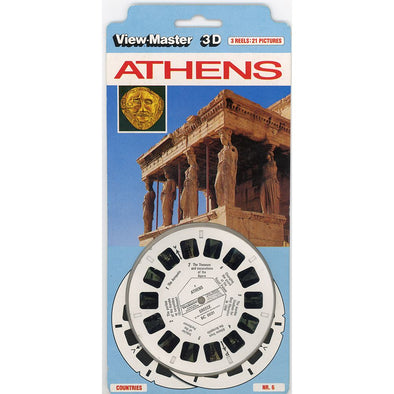 Athens- View-Master 3 Reel Set on Card - (zur Kleinsmiede) - (C002-EM) - NEW VBP 3dstereo 