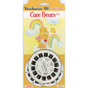 Care Bears - View-Master 3 Reel Set on Card - 1986 - vintage - D264-E VBP 3dstereo 