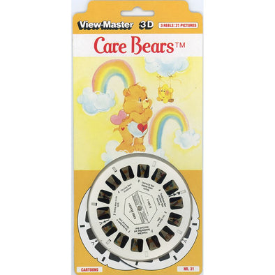 Care Bears - View-Master 3 Reel Set on Card - 1986 - vintage - D264-E VBP 3dstereo 