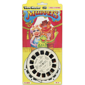 Muppets - ViewMaster 3 Reel Set on Card - 1980s - NEW VBP 3dstereo 