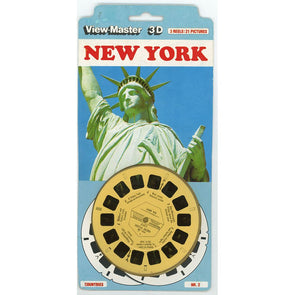 New York - View-Master 3 Reel Set on Card - (zur Kleinsmiede) - (A689-EM) - NEW VBP 3dstereo 