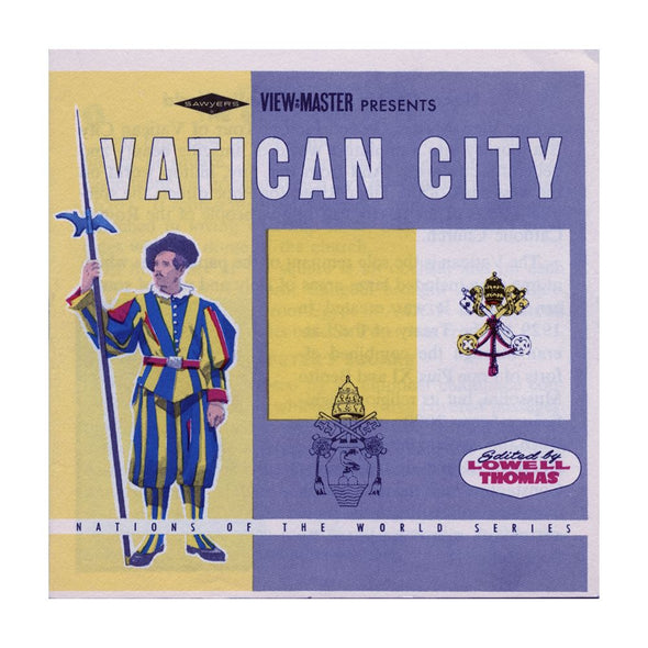 10 ANDREW - Vatican City - View-Master 3 Reel Economy Packet - vintage - B178-S6A Packet 3dstereo 