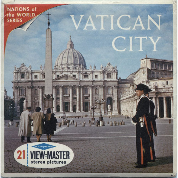 10 ANDREW - Vatican City - View-Master 3 Reel Economy Packet - vintage - B178-S6A Packet 3dstereo 