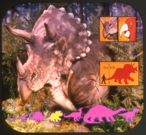 Dinosaurs - Discovery Channel - 3 View-Master Test Reels - NEW - 4715 WKT 3dstereo 