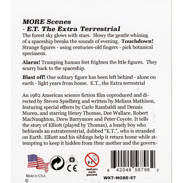 More Scenes E. T. The Extra Terrestrial - Movies - View Master 3 Reel Set - NEW WKT 3dstereo 