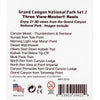 Grand Canyon National Park Set 2 - View-Master 3 Reel Set - NEW WKT 3Dstereo 
