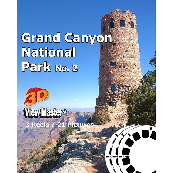 Grand Canyon National Park Set 2 - View-Master 3 Reel Set - NEW WKT 3Dstereo 