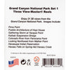 Grand Canyon National Park No. 1 - ViewMaster 3 Reel Set - vintage FKT 3dstereo 