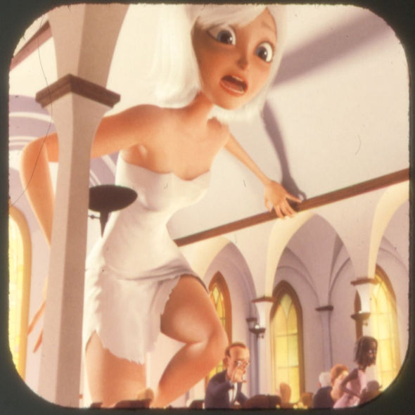 Monsters vs Aliens - View-Master 3 Reel Set on Card - Open VBP 3dstereo 