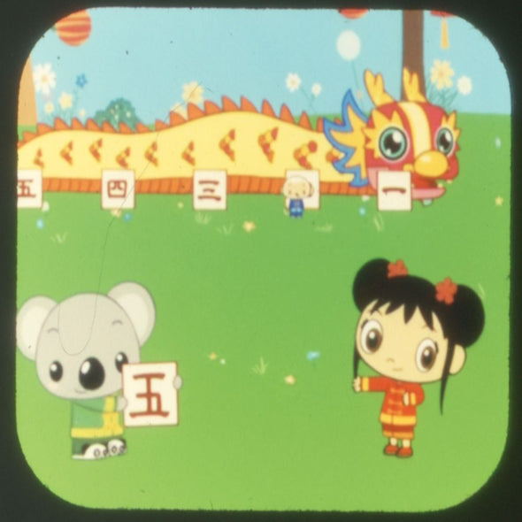 Nihao, Kai-Lan - View-Master 3 Reel Set on Card - Open VBP 3dstereo 