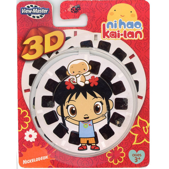 Nihao, Kai-Lan - View-Master 3 Reel Set on Card - Open VBP 3dstereo 