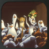 Penguins of Madagascar - View-Master 3 Reel Set on Card - Open VBP 3dstereo 