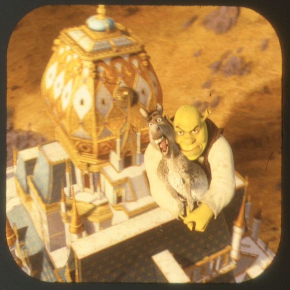 Shrek Forever After - View-Master 3 Reel Set on Card - Open VBP 3dstereo 