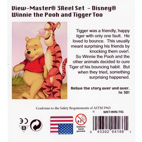 Winnie the Pooh and Tigger Too - View-Master 3 Reel Set - vintage FKT 3dstereo 
