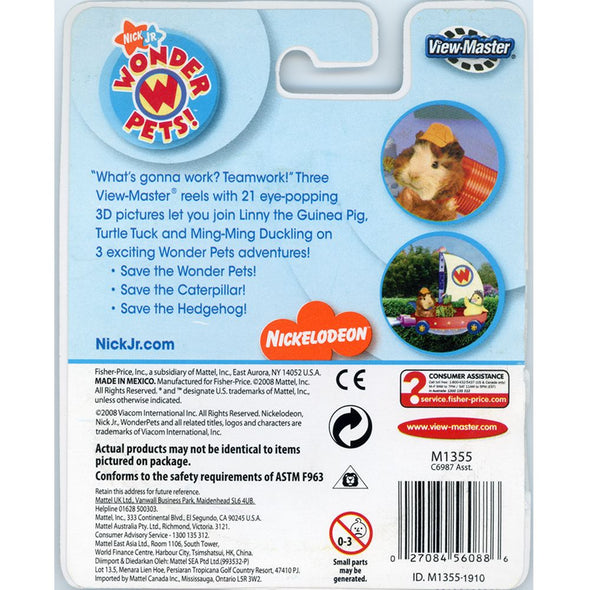 Wonder Pets! - View-Master 3 Reel Set on Card - Open VBP 3dstereo 