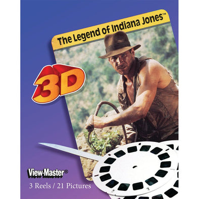Legend of Indiana Jones - View Master 3 Reel Set - NEW WKT 3dstereo 