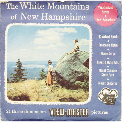 White Mountains of New Hampshire - View-Master 3 Reel Economy Packet - 1956 - vintage - 259,260,270-S3 Packet 3dstereo 