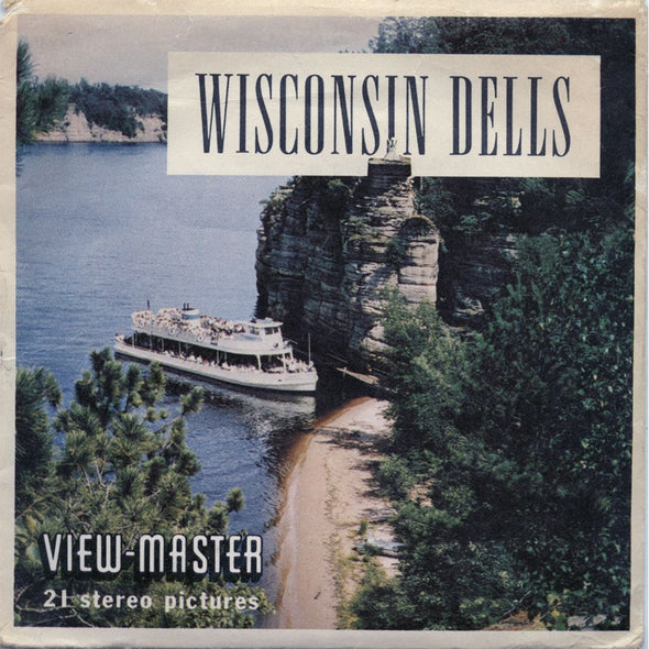 10 ANDREW - Wisconsin Dells - View-Master 3 Reel Economy Packet - vintage - A526-S5 Packet 3dstereo 