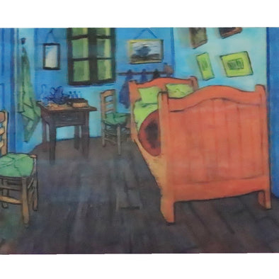 Vincent Van Gogh - Bedroom at Arles - 3D Lenticular Classic Art Poster - 8x10 - NEW Poster 3dstereo 