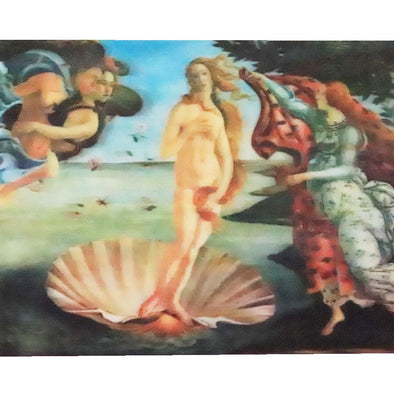 Sandro Botticelli - The Birth of Venus - 3D Lenticular Classic Art Poster - 8x10 - NEW Poster 3dstereo 