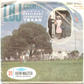 5 ANDREW - LBJ Country - View-Master 3 Reel Packet - vintage - A418-S6A Packet 3dstereo 