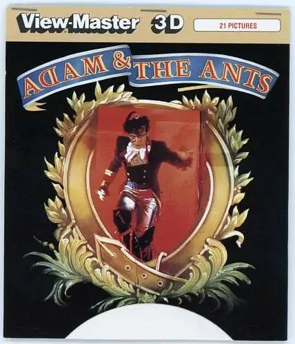 Adam & The Ants - View-Master 3 Reel Set on Card - vintage - (BD199) VBP 3dstereo 