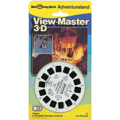 Adventureland - Disney World - View-Master 3 Reel Set on Card