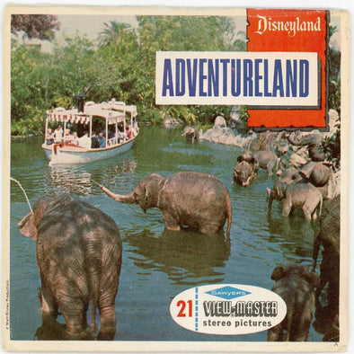 Adventureland - View-Master 3 Reel Packet - 1960s views - vintage - (ECO-A177-S6A)