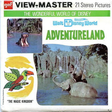 Adventureland - View-Master - 3 Reel Packet - 1970s views - vintage - (ECO-A949-G3Ax) Packet 3dstereo 