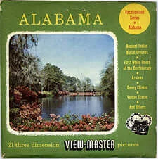 Alabama - Vacationland Series - View-Master 3 Reel Packet - 1950s views - vintage - (PKT-AL-S3) - S3 3Dstereo 