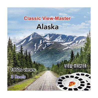 ALASKA - Vintage Classic View-Master - 1950s views CREL 3dstereo 