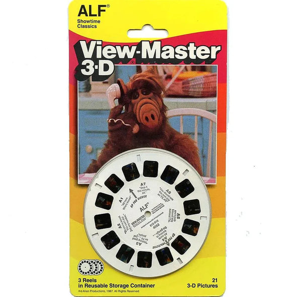 ALF - View-Master - 3 Reels on Card - NEW - (VBP-4082) VBP 3dstereo 