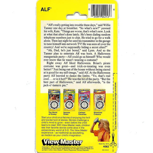 ALF - View-Master - 3 Reels on Card - NEW - (VBP-4082) VBP 3dstereo 