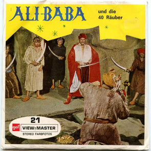 Ali Baba und die 40 Thieves - View-Master - Vintage - 3 Reel Packet - 1970s (PKT-B436D-BG1mint) Packet 3dstereo 