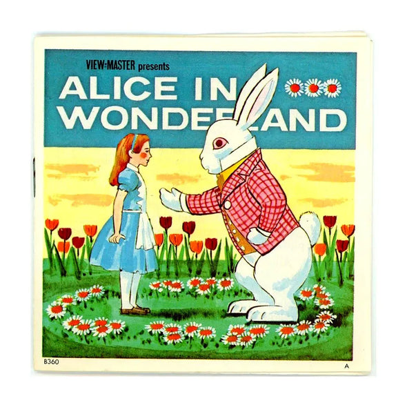 Alice in Wonderland -Vintage - View-Master - 3 Reel Packet - 1960s views - (ECO-B360-G1A) Packet 3dstereo 