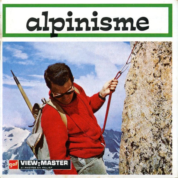 Alpinisme - Mountaineering - View-Master 3 Reel Packet - 1970s Views - Vintage - (PKT-B971F-BG3) Packet 3dstereo 