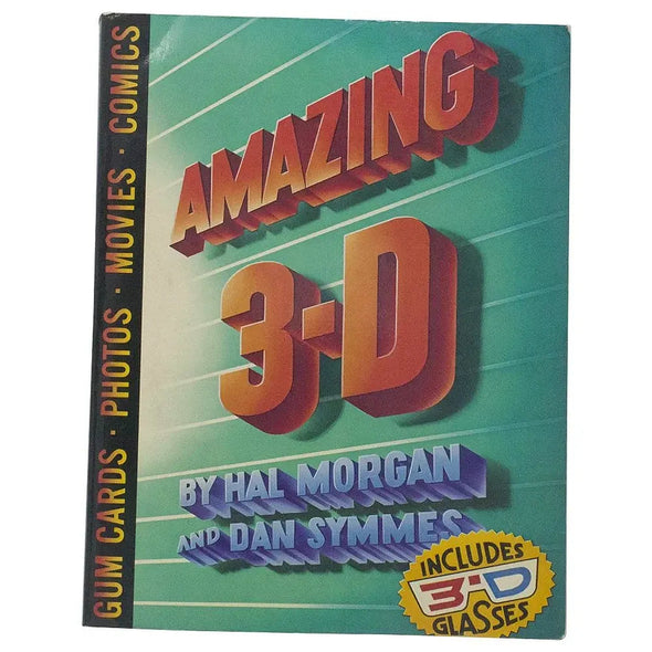 Amazing 3-D Book by Morgan & Symmes - NEW - 1982 Instructions 3dstereo 