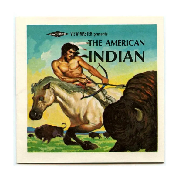 American Indian - View-Master- Vintage - 3 Reel Packet - 1960s views ( PKT-B725-S6A ) Packet 3dstereo 