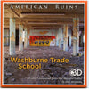 American Ruins - Washburne Trade School - View-Master 3 Reel Set on Card New - (VBP-A01) 3Dstereo.com 