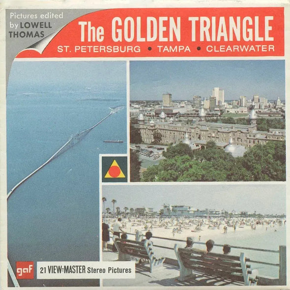 Golden Triangle - View-Master 3 Reel Packet - 1968 - vintage - (zur Kleinsmiede) - (A984-G1) Packet 3dstereo 