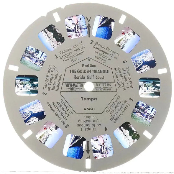 Golden Triangle - View-Master 3 Reel Packet - 1968 - vintage - (zur Kleinsmiede) - (A984-G1) Packet 3dstereo 