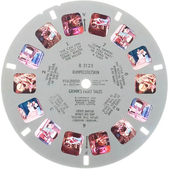 Grimm's Fairy Tales - View-Master 3 Reel Packet - vintage - (B312-BS5) Packet 3Dstereo.com 