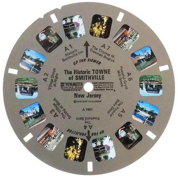 Smithville, NJ - View-Master - Vintage - 3 Reel Packet - 1970s views - A766 3Dstereo 