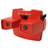 View-Master Viewer - No. 10 (J) - Red - vintage 3Dstereo.com 