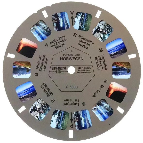 Norway - View-Master 3 Reel Packet - vintage - C500-BS5 Packet 3Dstereo 