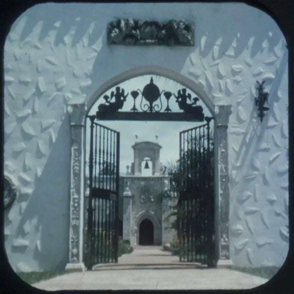 Spanish Monastery - View-Master 3 Reel Packet - 1958 views - vintage - (A993-S3) Packet 3Dstereo.com 