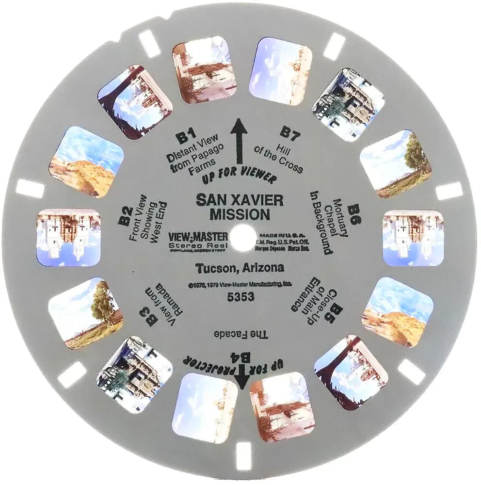 Tucson Arizona - View-Master 3 Reel Set on Card - vintage - (5353