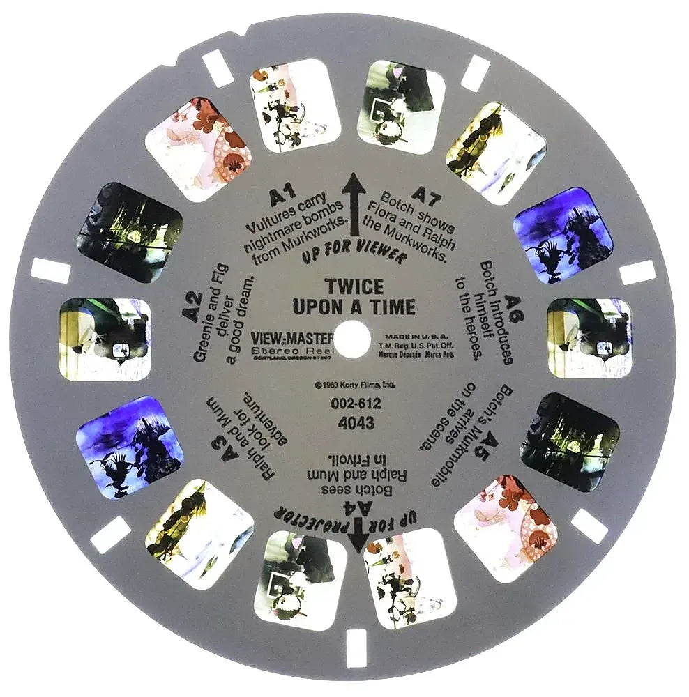 Twice Upon A Time - View-Master 3 Reel Set on Card - vintage - (4043) –